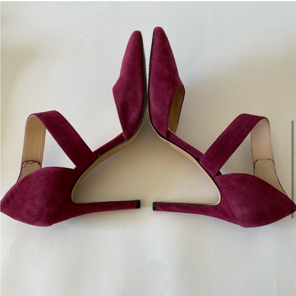Vince Camuto Carlotte Suede Leather Pointed Toe Pumps - Picture 5 of 13